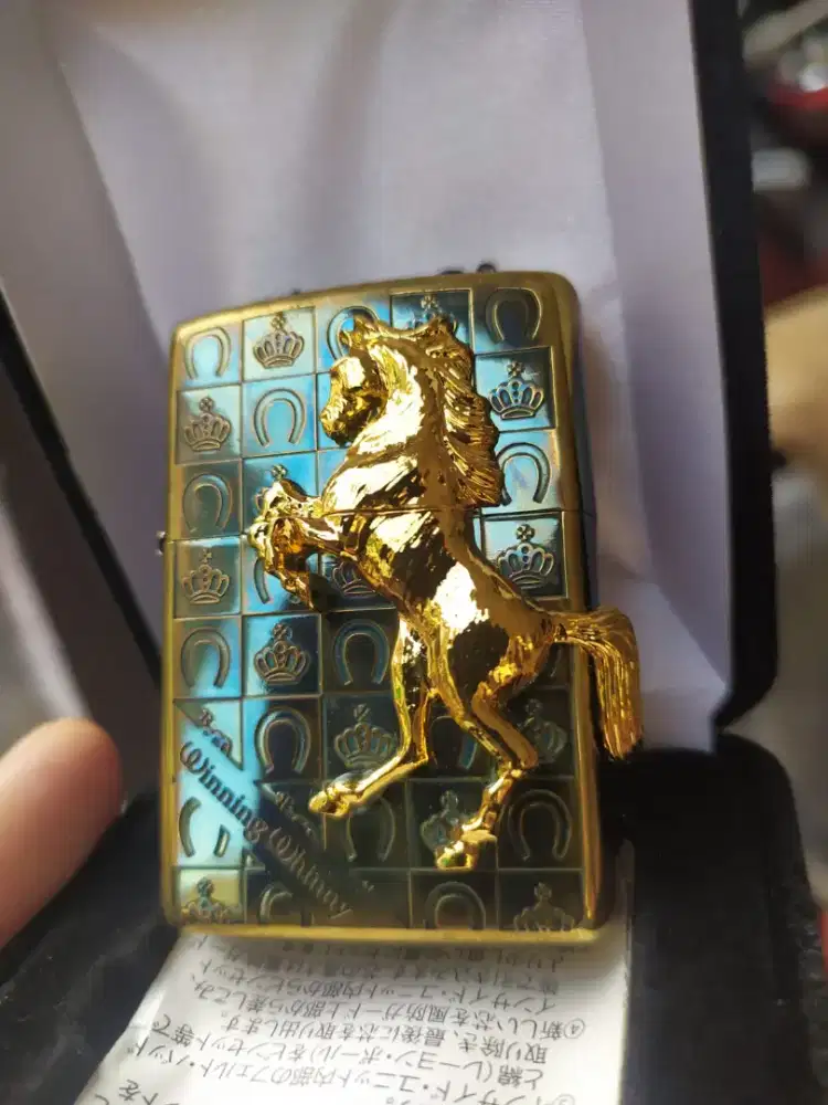 Koleksi KOREK ZIPPO Original  Winning Whinny Horse Limited Edition USA