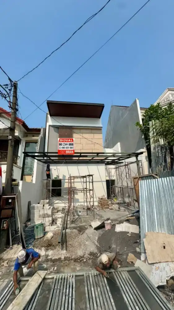 Dijual Rumah Modern Minimalis Mewah Dharmahusada,Sutorejo,Mulyosari