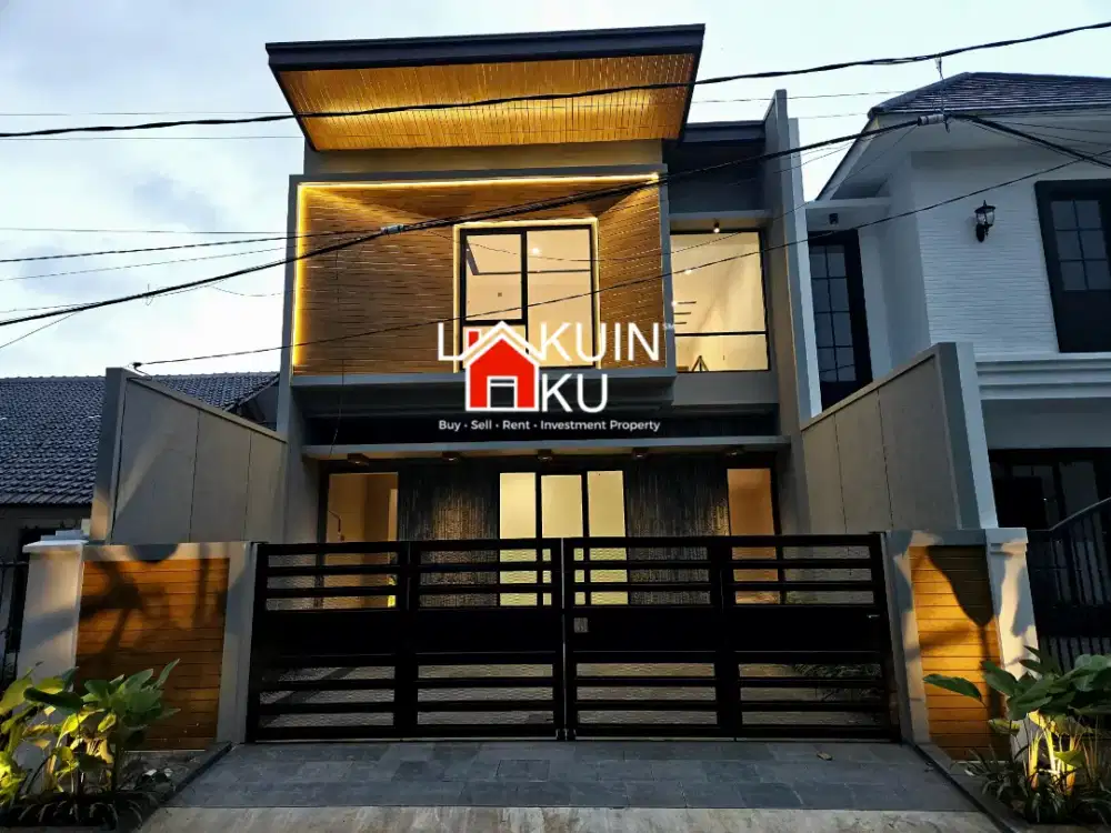 Dijual Rumah Modern American Minimalis Rungkut,UPN,Merr,Medokan Asri