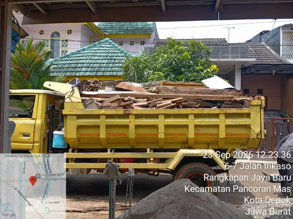 Jasa buang puing dan angkut sampah proyek