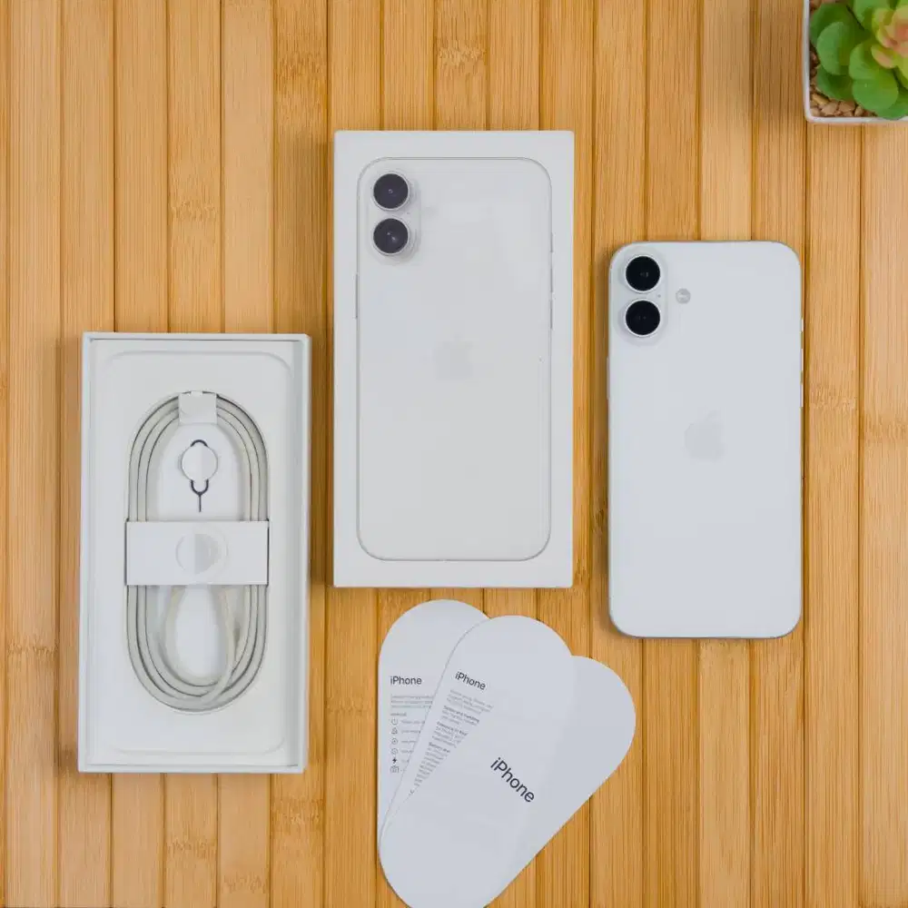iPhone 16 Plus 128GB Like new resmi iBox ( PA/A ), Fullset original