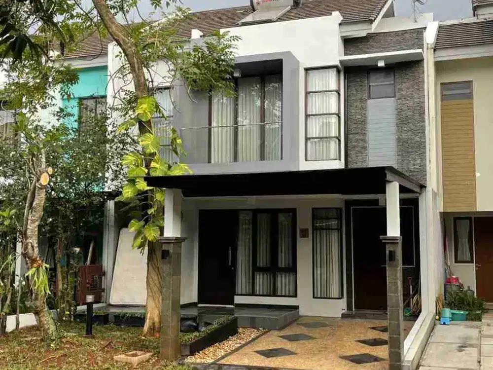 DIJUAL RUMAH MURAH STRATEGIS FULL FURNISH BANGUNAN BARU BERKWALITAS DI ALBERA FORESTA