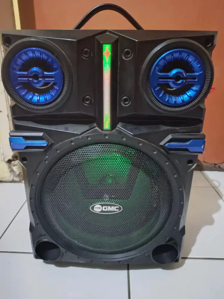 Speaker bluetooth GMC 8inch batre awet