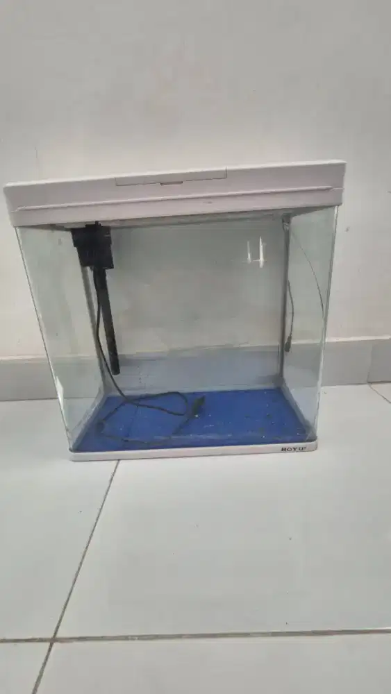 Jual aquarium lengkap saringan ukuran 48x25x49