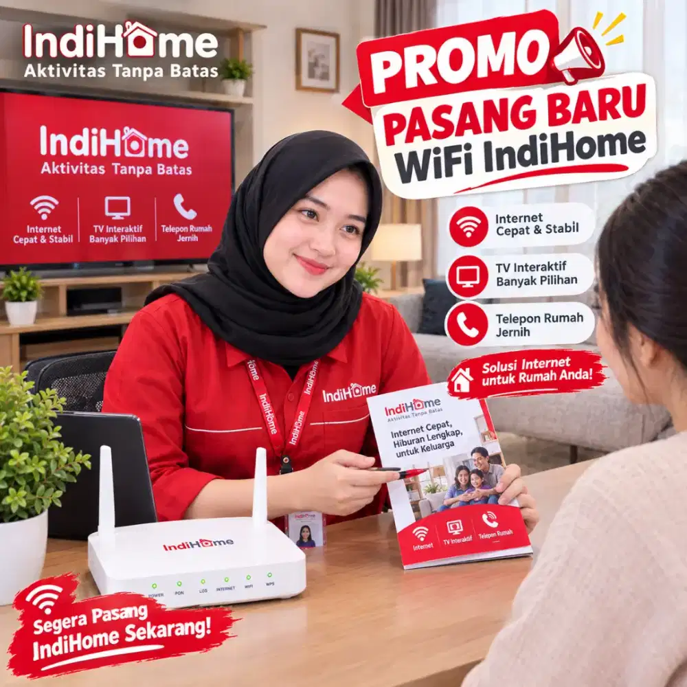 Jasa Pasang baru Wifi Indihome