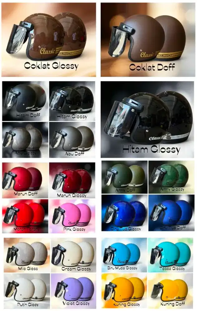 Helm bogo hijab wanita BARU SNI