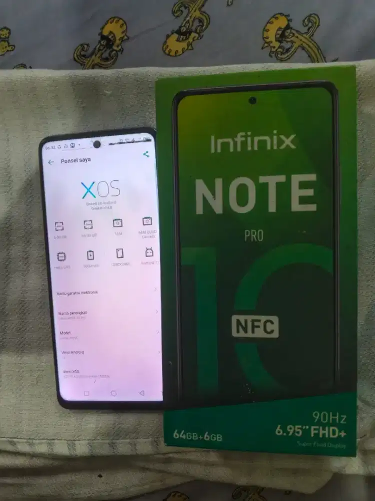 Infinix note 10 pro HP DUS