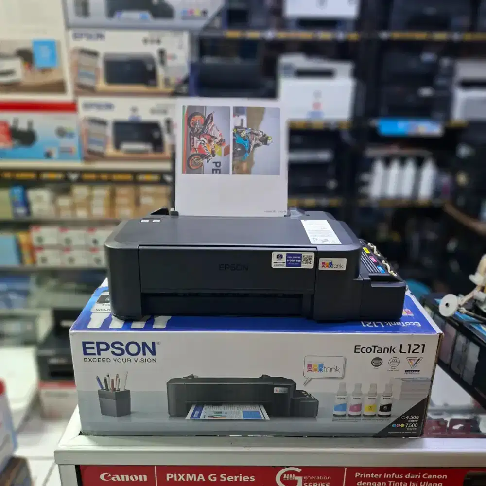 Printer Epson L121 print fullset second bergaransi