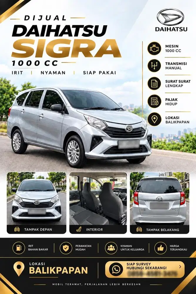 Daihatsu sigra 1.000 cc manual