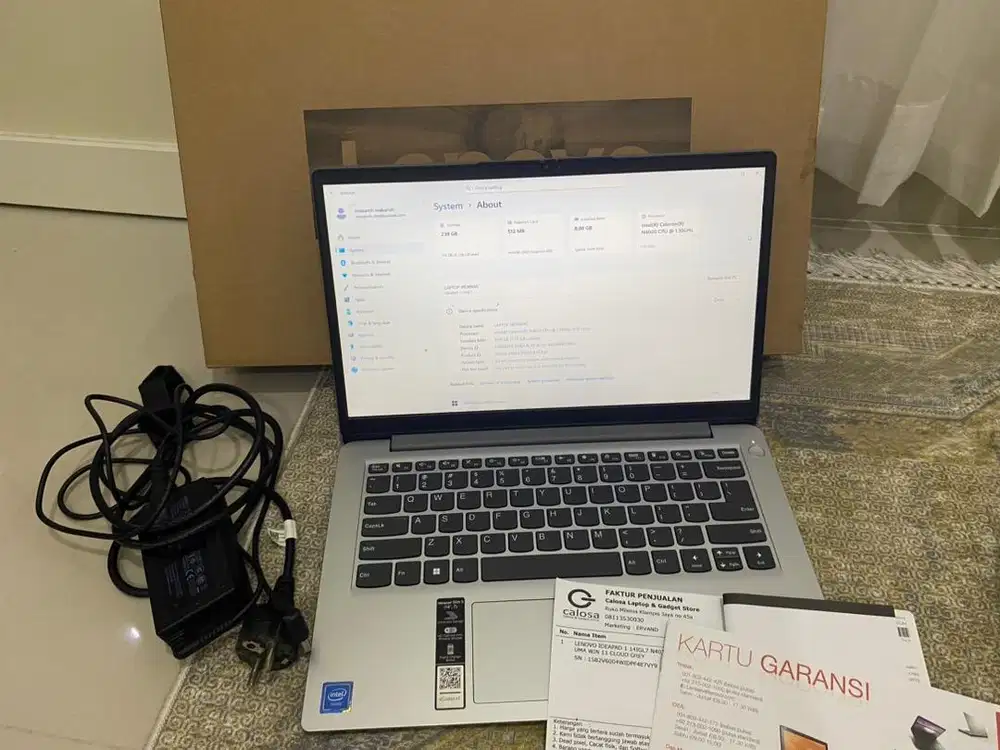 Laptop Lenovo Ideapad slim 1 14|GL7 RAM 8 SSD 256