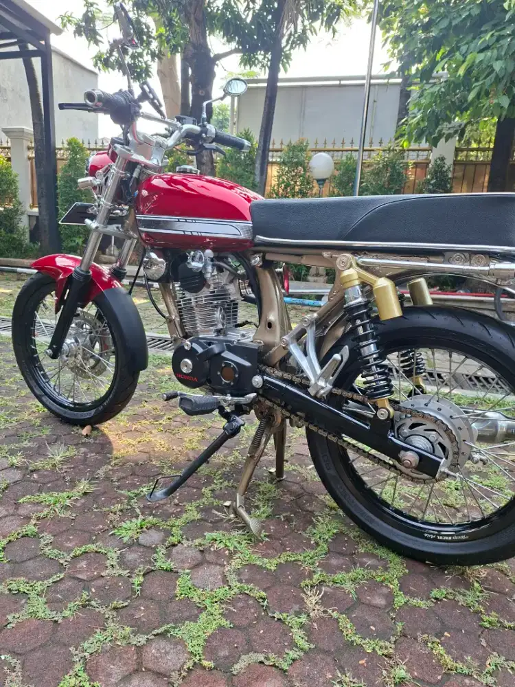 Cb 100 fuul restorasi mesin up tiger