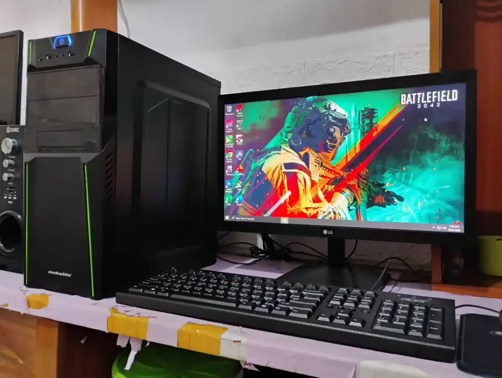 Pc gaming GTA V / intel + vga nvidi gtx 1050 + monitor 20inch