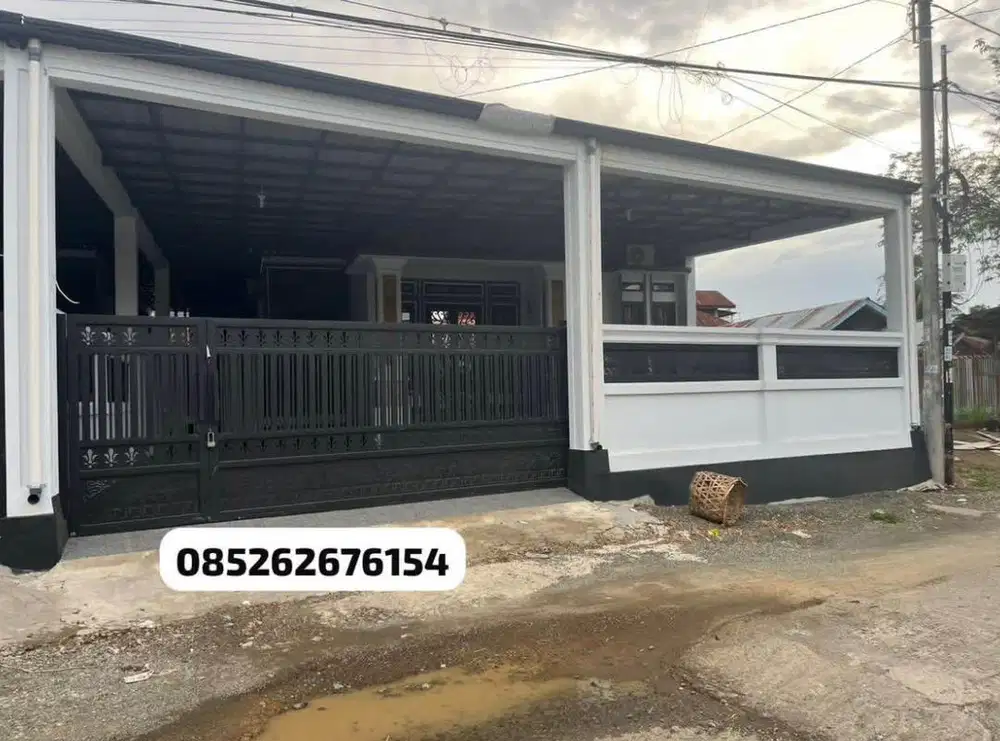 Rmh minimalis siap huni type 180 gp lhongcut perbtasan lamalgang