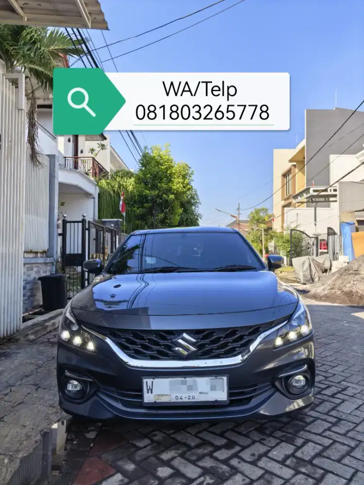 Baleno HB 2023 MT Manual Hatchback Grey abu abu HUD
