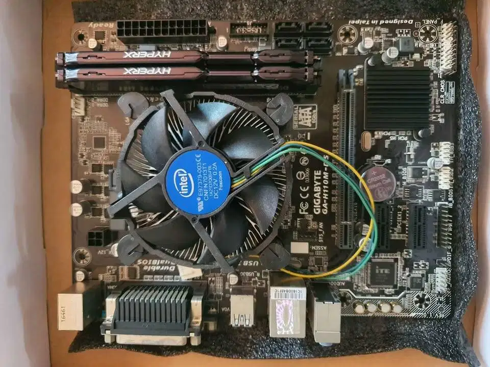 Pc Part Mother board+ Processor +Ram 8gb ddr4