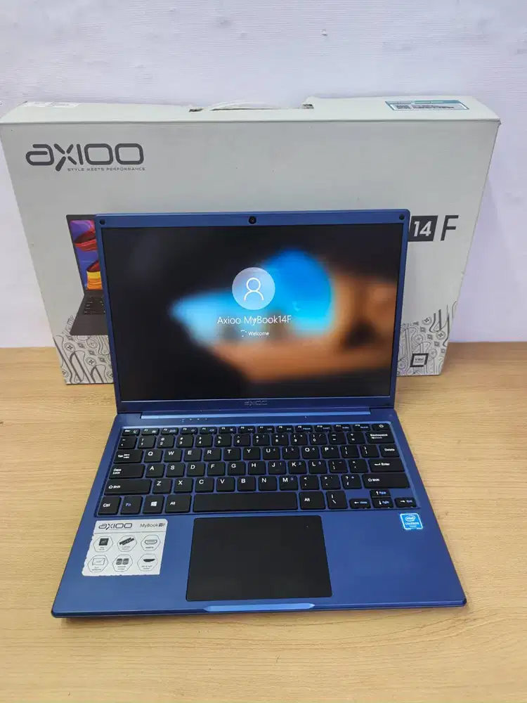 laptop axioo mybook 14F intel N4020 ram 4gb SSD 256Gb fullset dus