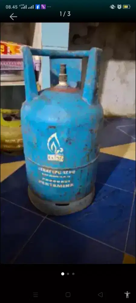 Jual tabung gas 12 kg warna biru