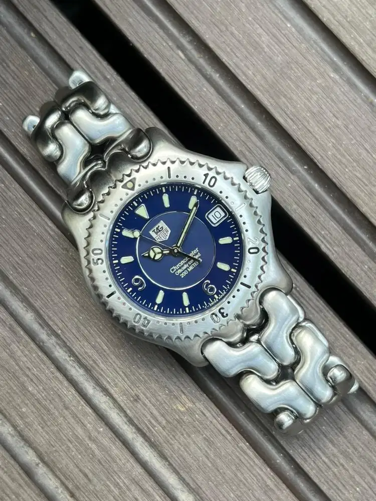 Tag heuer fishbone blue dial Automatic