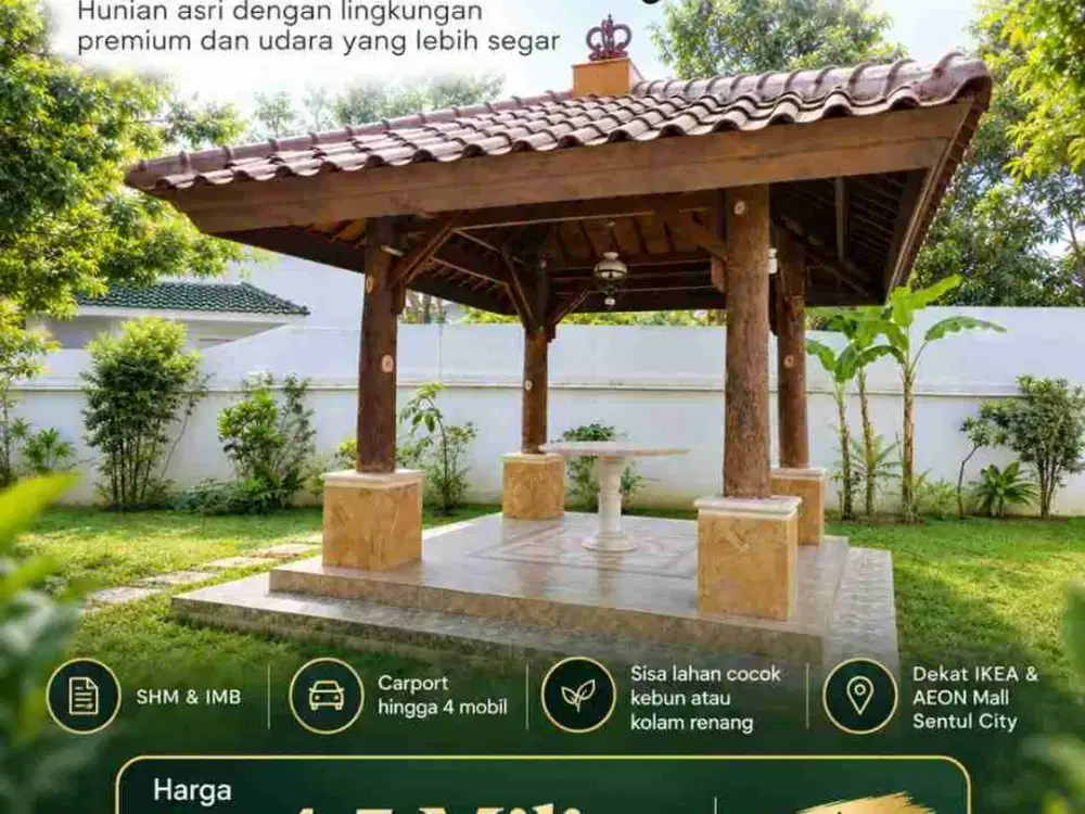 Di jual rumah di sentul city bogor dekat bukit hambalang