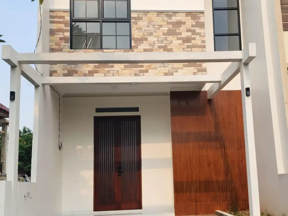 DIJUAL Rumah Cluster Modern Asri 2 Lantai siap huni ada Pool di Jagakarsa