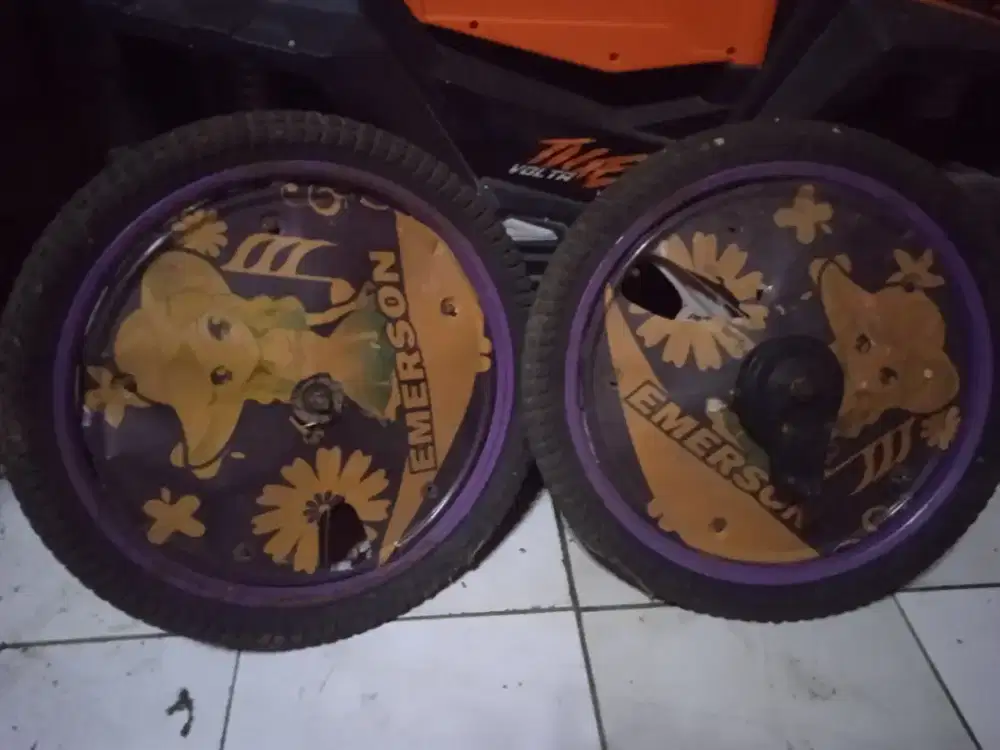 Velg dan band sepeda ukuran 18