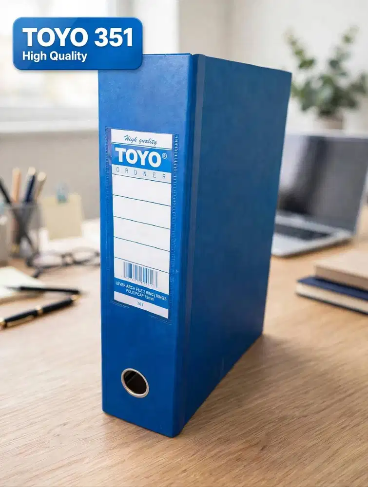 Jual Ordner Folio Toyo 351 per dus 12 biji