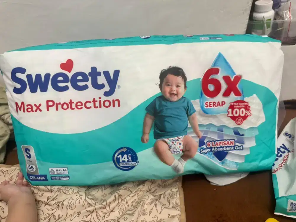 Pampers sweety S isi 66pcs