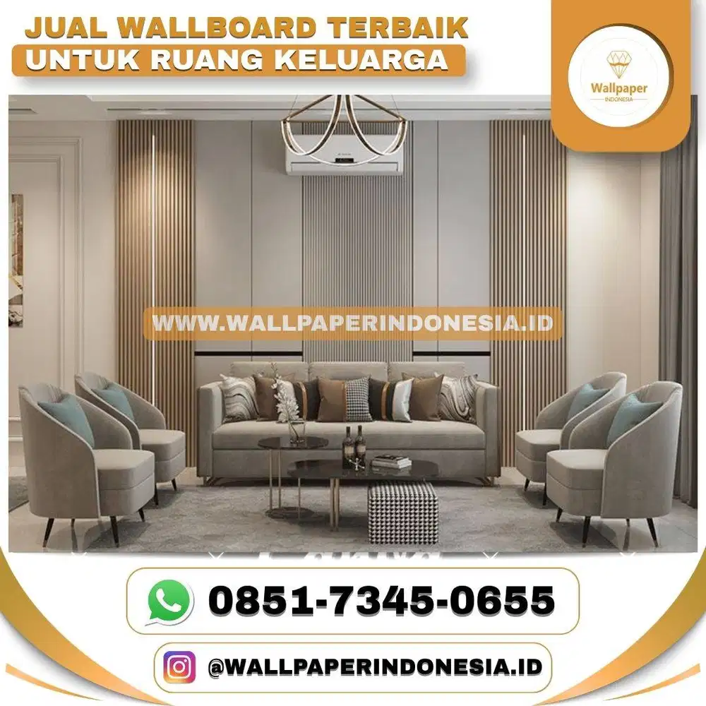 JUAL WALLBOARD TERBAIK UNTUK RUANG KELUARGA