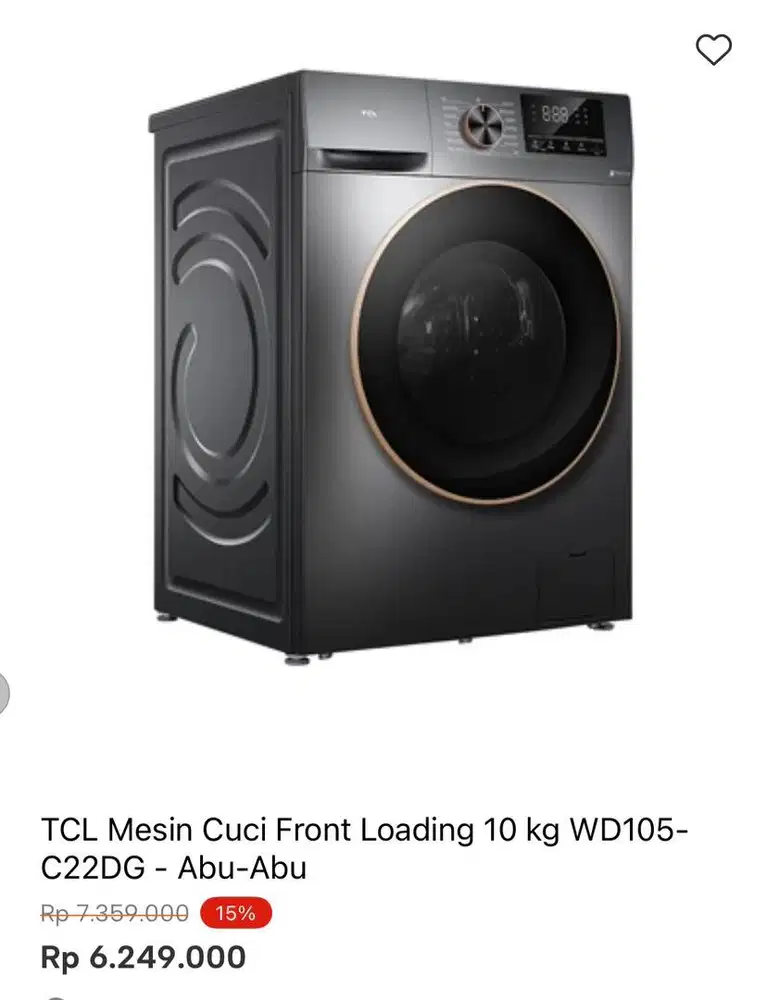 WM FRONT LOAD TCL 10kg