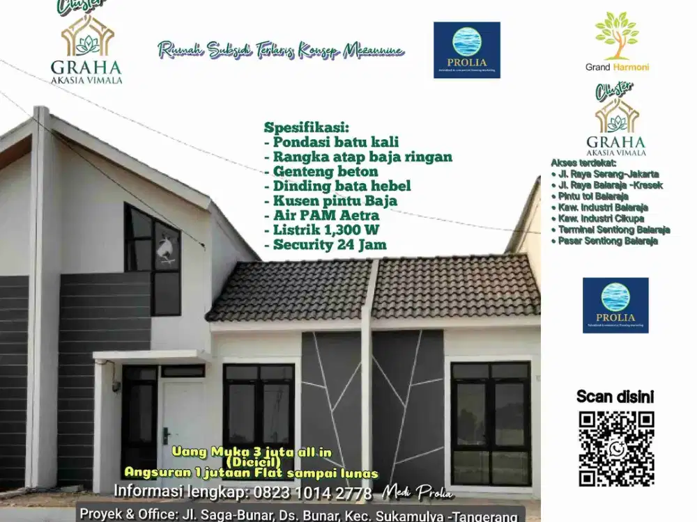 Rumah Subsidi konsep mezannine terlaris