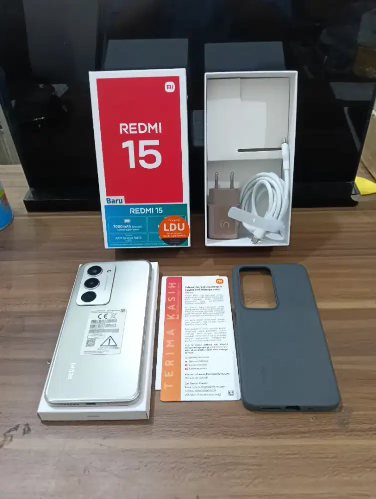 Redmi 15 ram 8/128gb seken lengkap dan murah