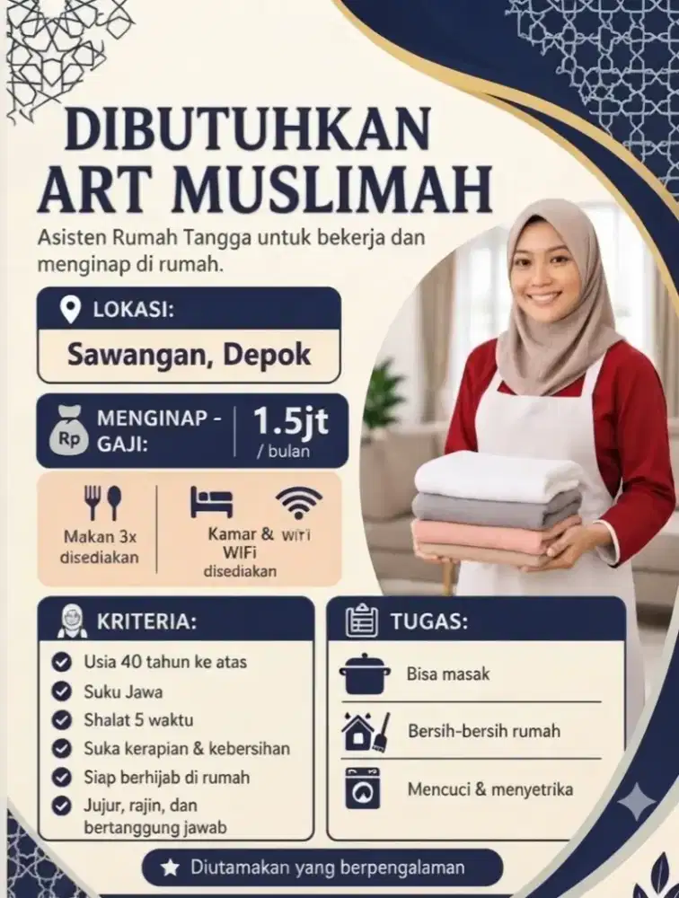 ASISTEN RUMAH TANGGA DEPOK
