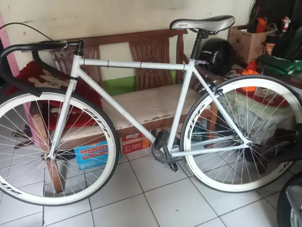 Sepeda fixie doltrap+rem belakang