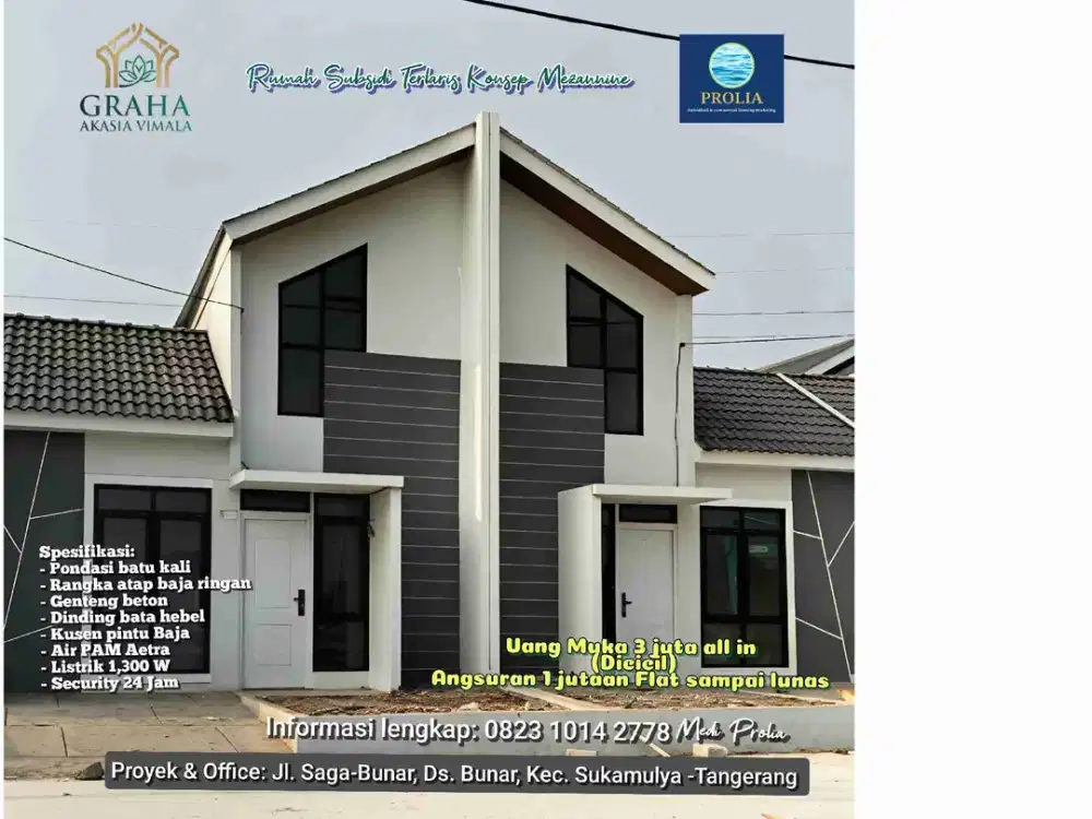 Rumah Subsidi tampil cantik dan Exlusive