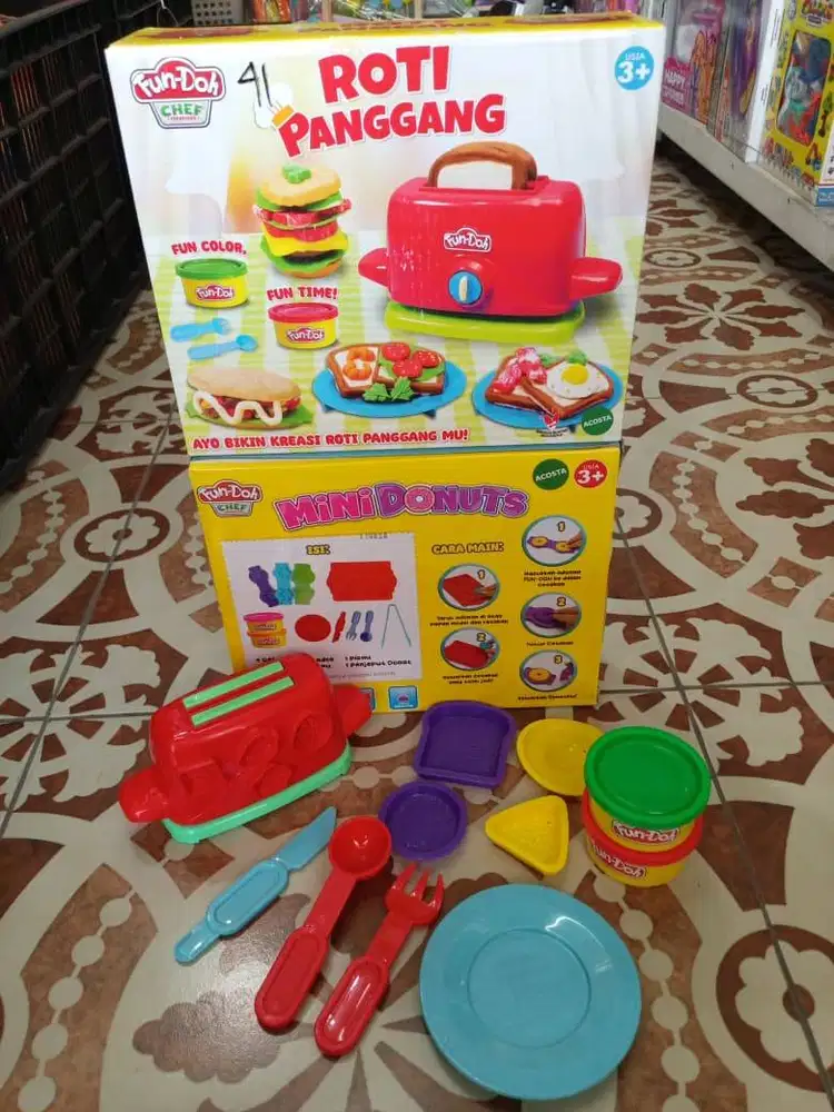 mainan anak fundoh roti panggang