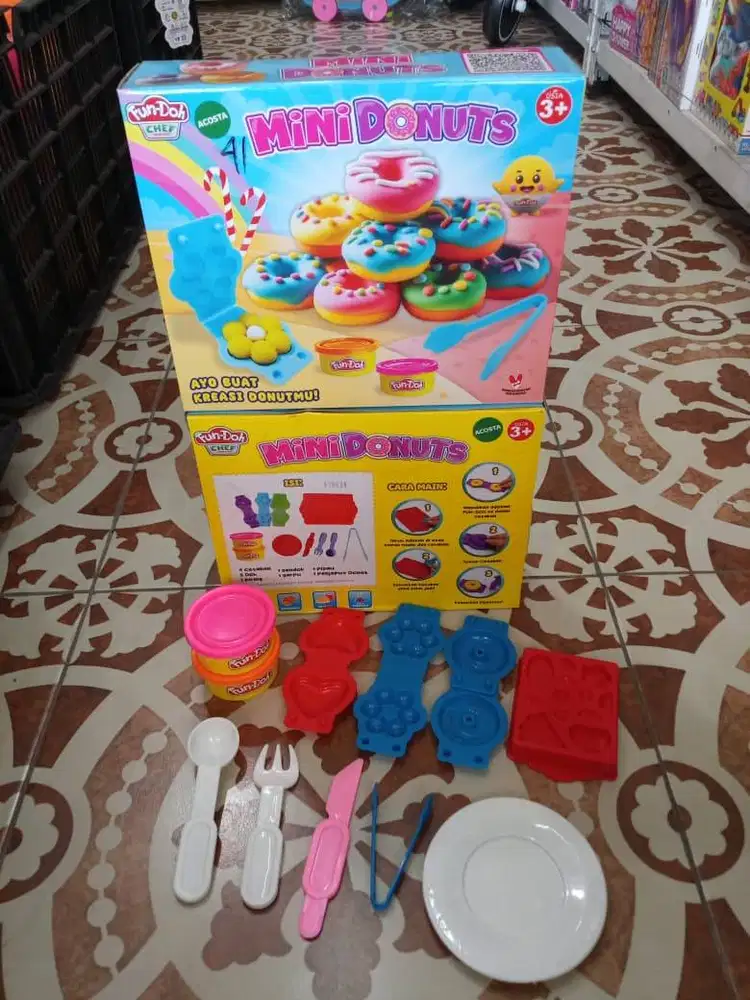 mainan anak fundoh mini donat
