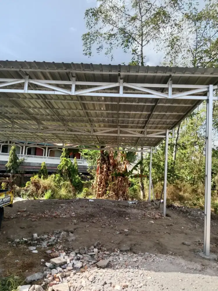 Kanopi baja ringan terpasang