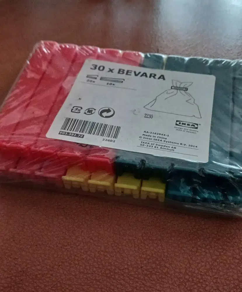 Pengikat bungkusan makanan Ikea