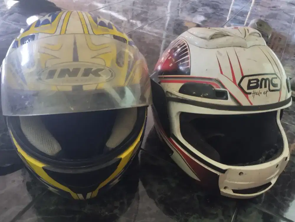 2 helm tropong seadanya