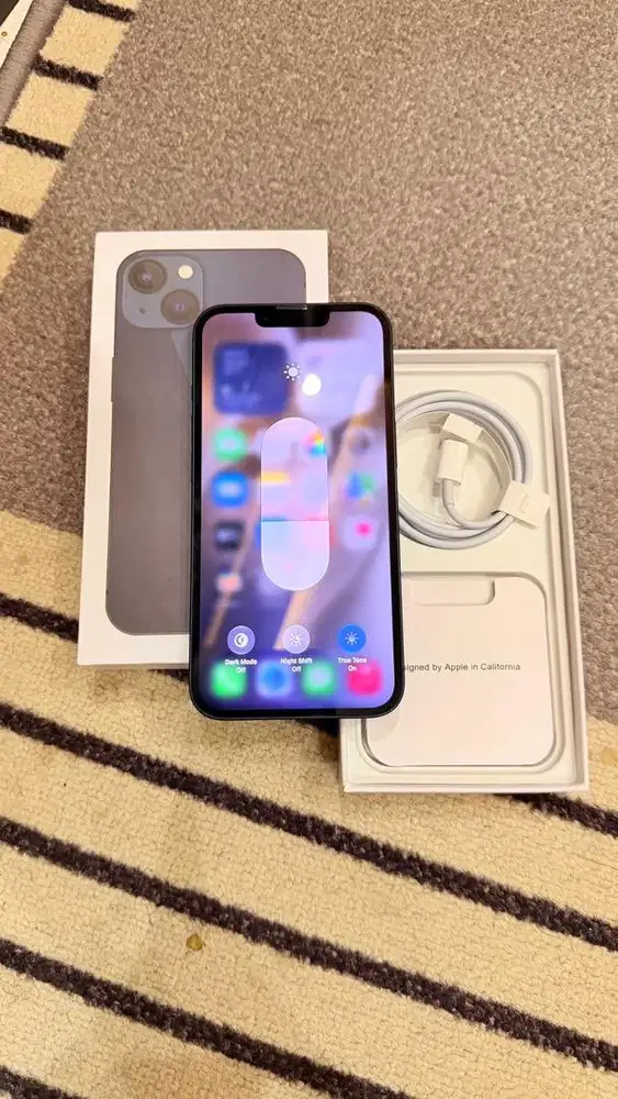 Iphone 13 Black 128GB Terdaftar Mulus