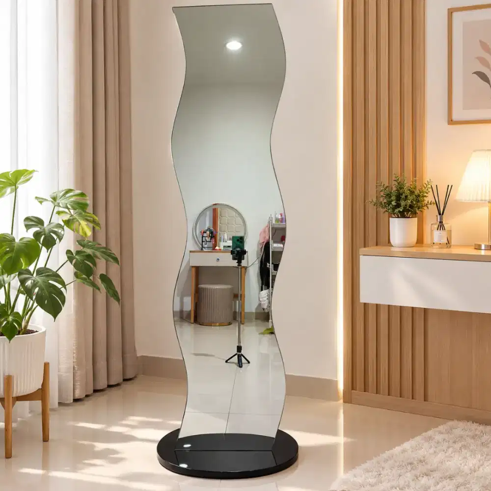 Standing mirror cermin kaca berdiri full body