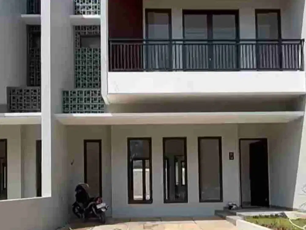 DIJUAL RUMAH BARU SIAP HUNI SEMI FURNISHED DI DEKAT EXIT TOL SENTUL ( DH )