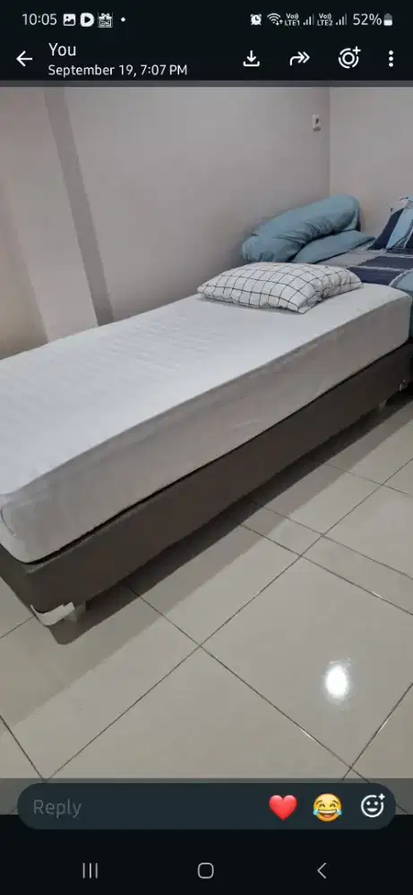 Kasur dan dipan merk Comforta 100x200