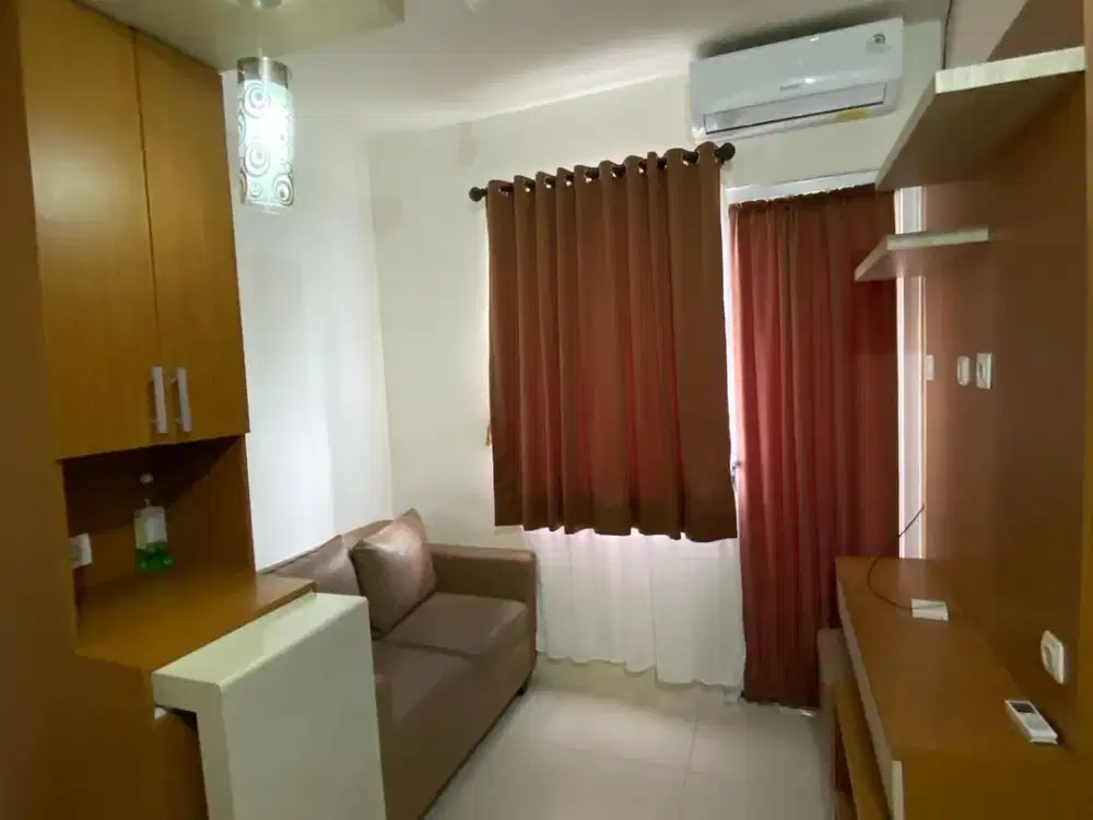 Disewakan apartemen green pramuka city 2 kamar furnish harian