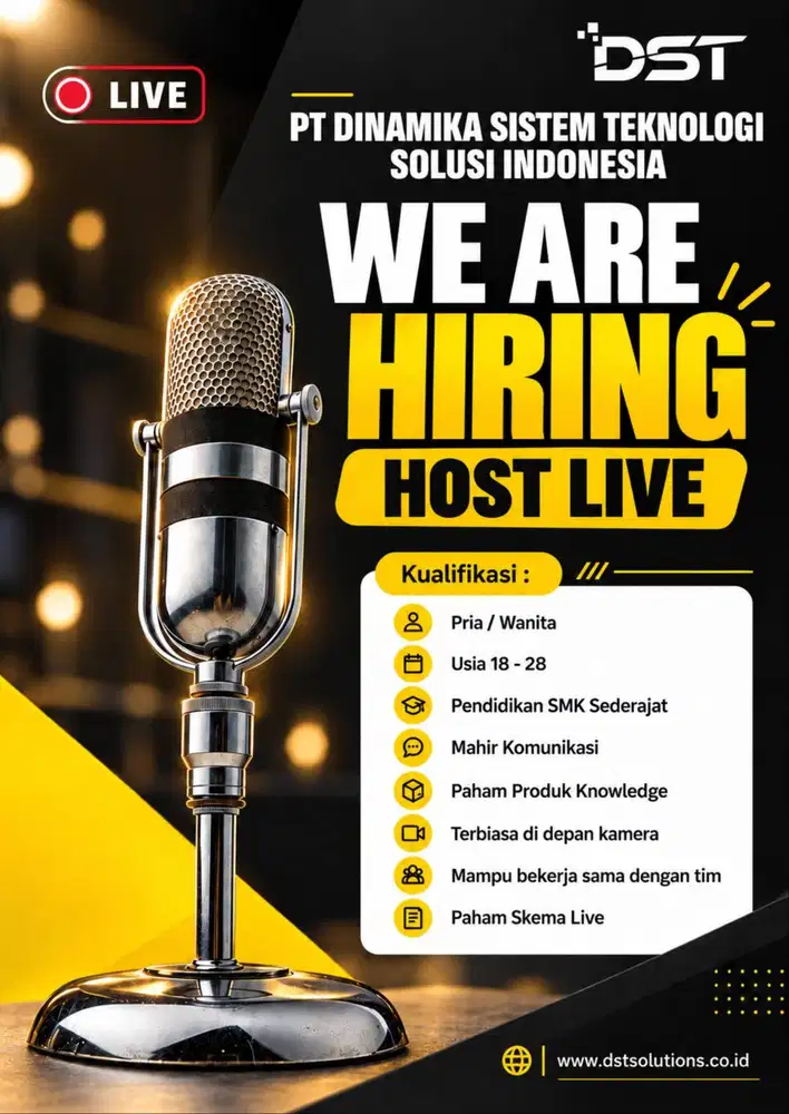SALES ONLINE / HOST LIVE