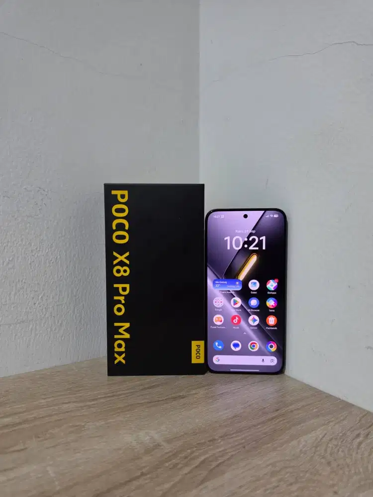 Xiaomi Poco X8 Pro Max 12/512 Resmi Black Fullset Like New 12GB 512GB