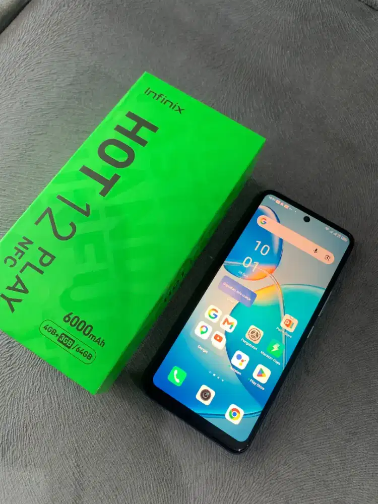 Infinix hot 12 play nfc komplit mulus 90%