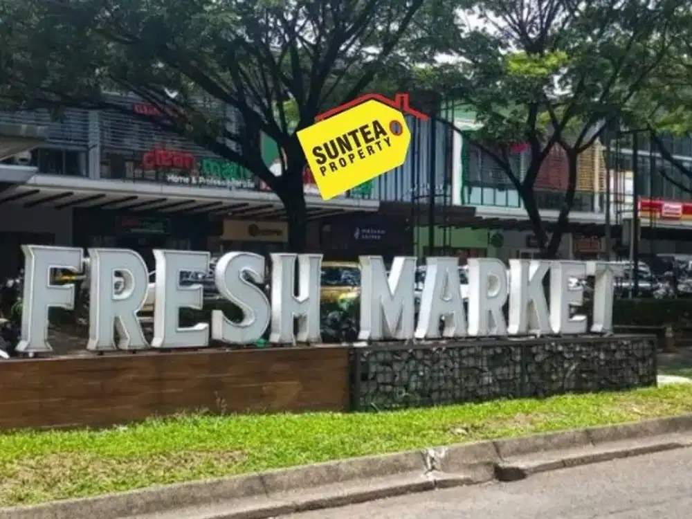 Ruko Siap Pakai Sangat Strategis di Fresh Market Bintaro Sektor 9