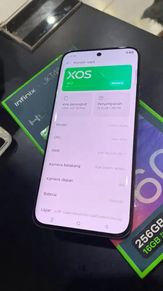 LENGKAP / FULLSET INFINIX HOT 60 PRO PLUS MASIH MULUS DAN SEMOK