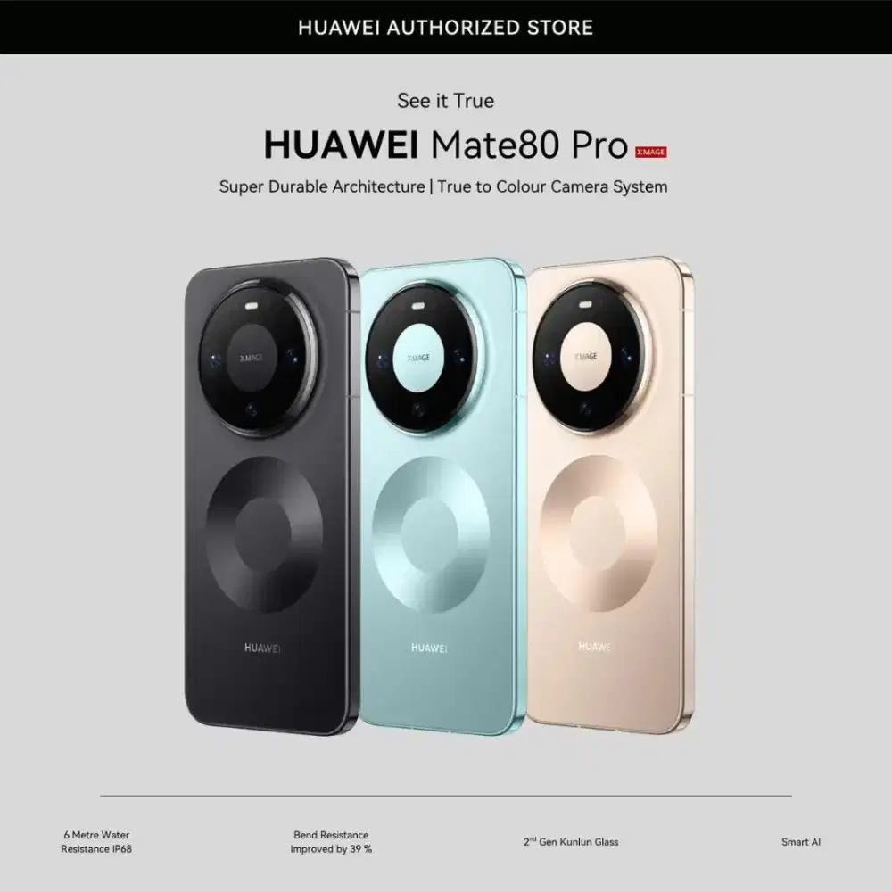 PROMO KREDIT HUAWEI MATE 80 PRO HOME CREDIT TANPA DP GRATIS 2X CICILN